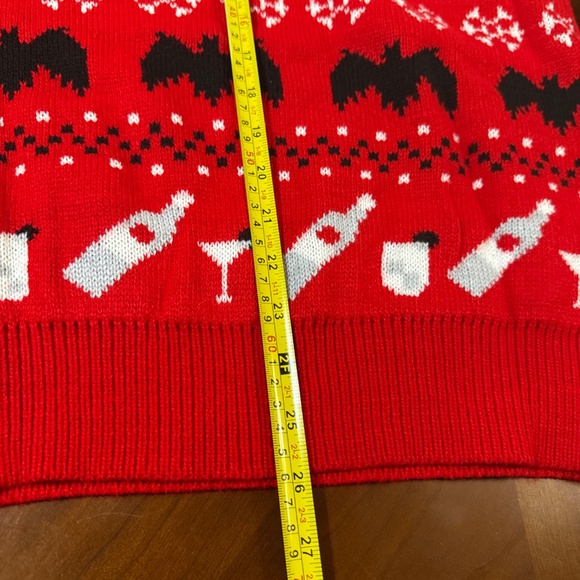 Livpassionately Bacardi Rum Ugly Christmas Holiday Sweater Halloween Men's Sz M - Picture 10 of 13